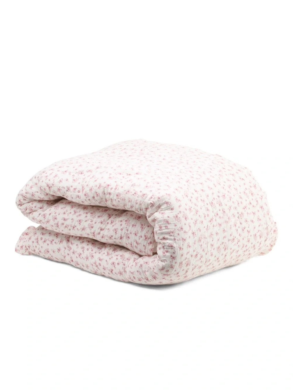 SHABBY CHIC 3pc cotton gauze ruffle‎ ditsy floral comforter set